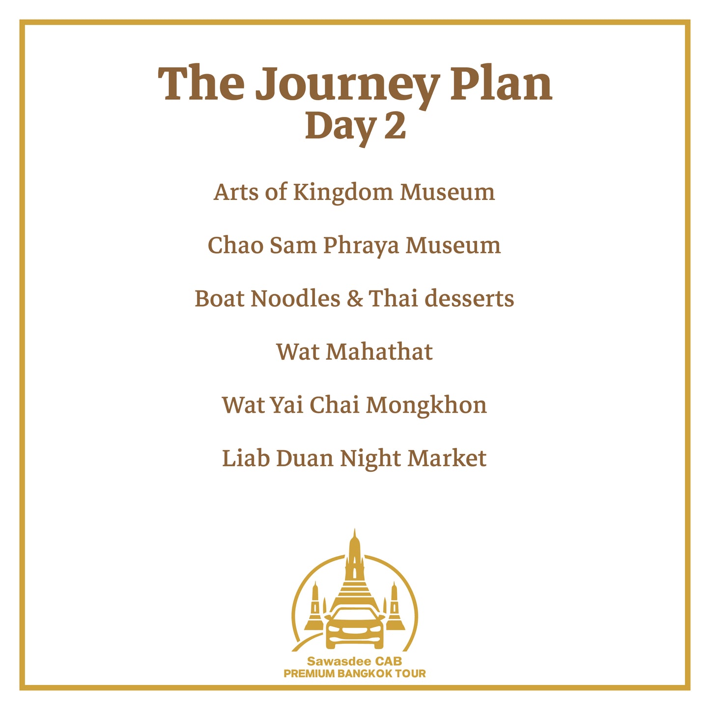 Premium omakase  Bangkok Tour - 2 Days