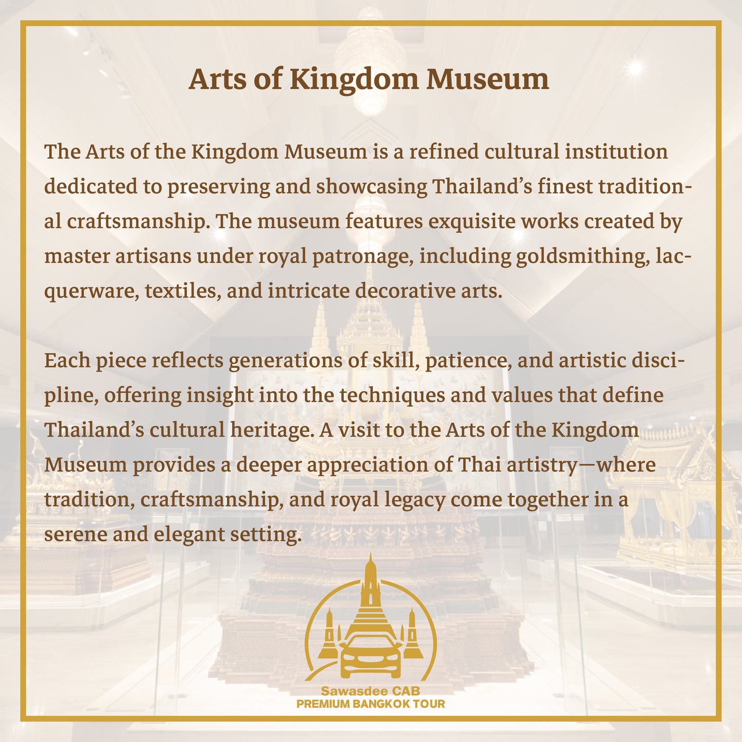 Premium omakase  Bangkok Tour - 2 Days