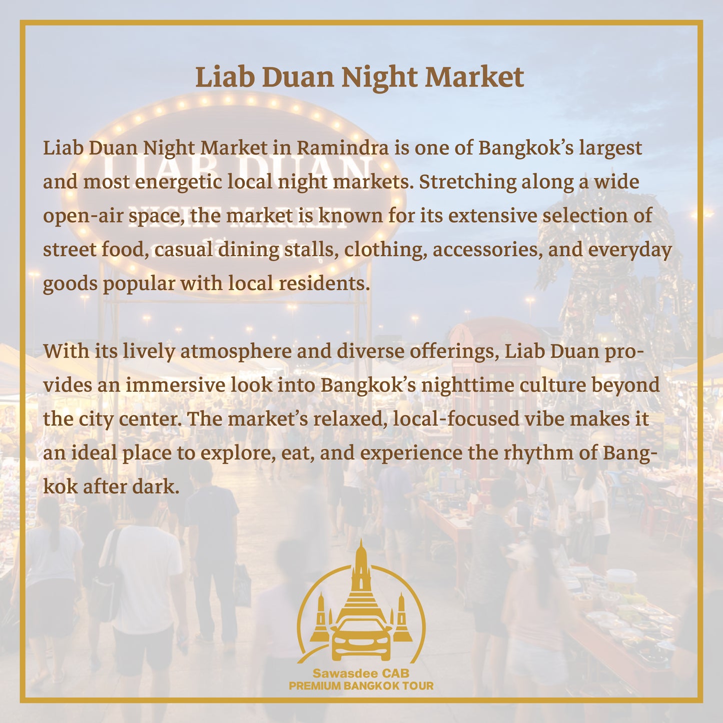 Premium omakase  Bangkok Tour - 2 Days