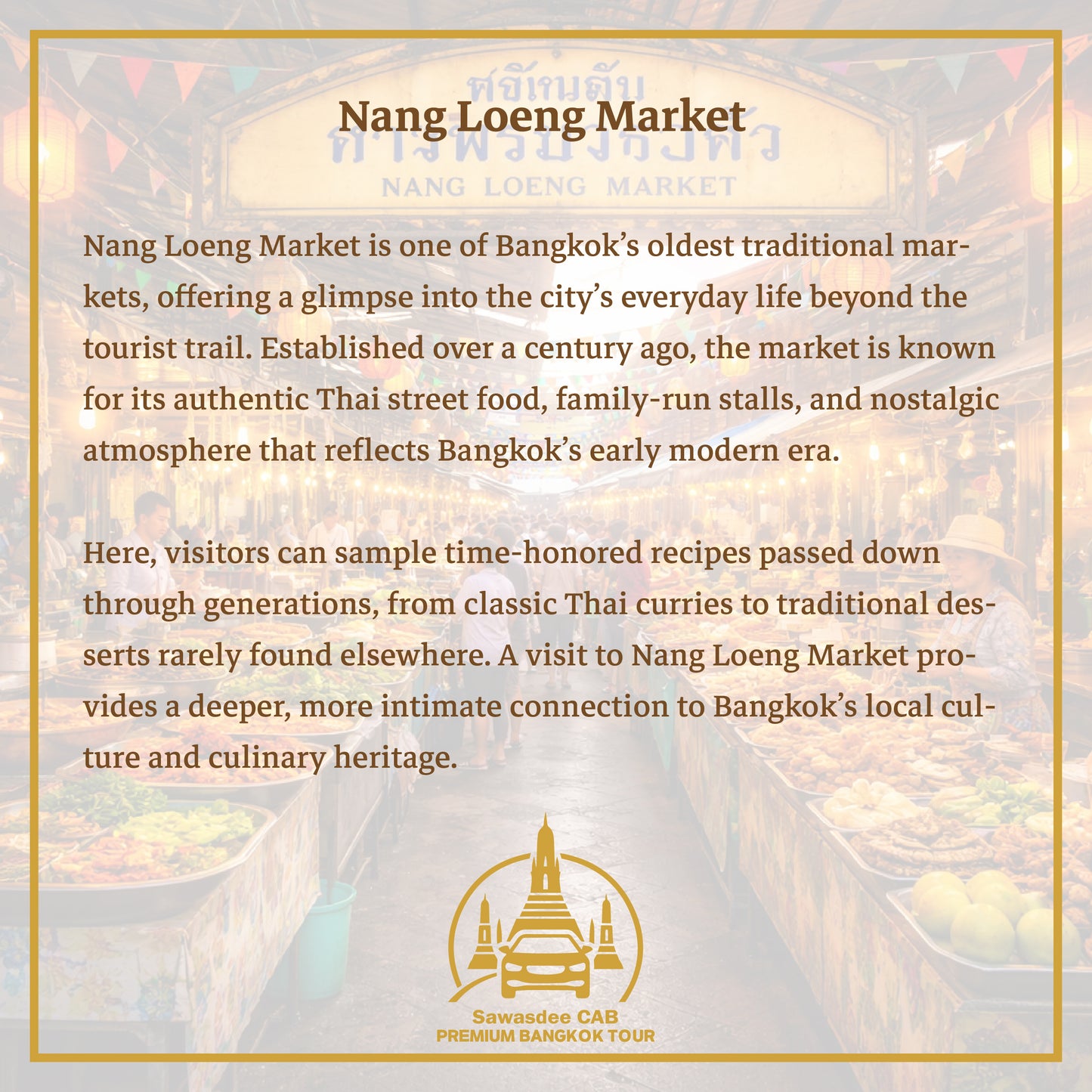 Premium omakase  Bangkok Tour - 2 Days